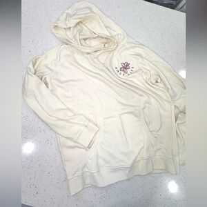 Salt Life ladies Cream Pullover Hoodie pineapple paradise size L large EUC